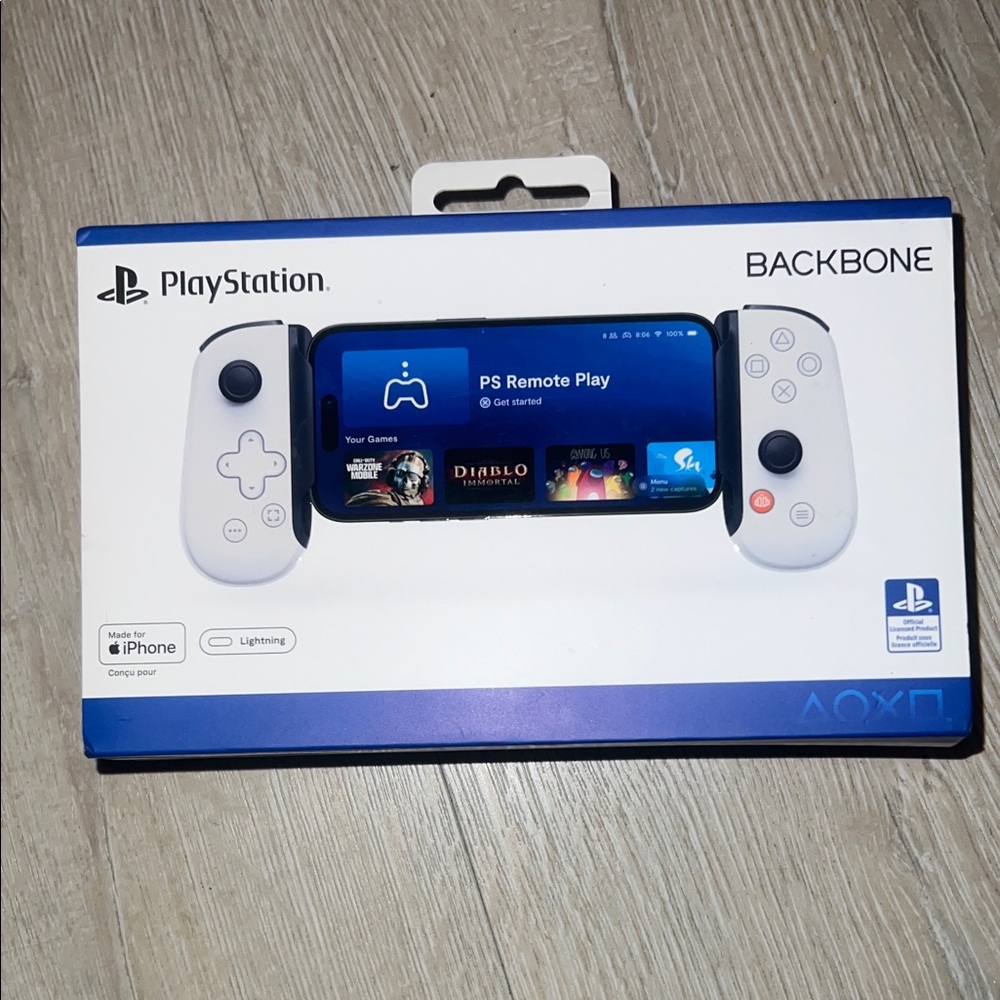 Sony PlayStation Backbone Controller - White and Black